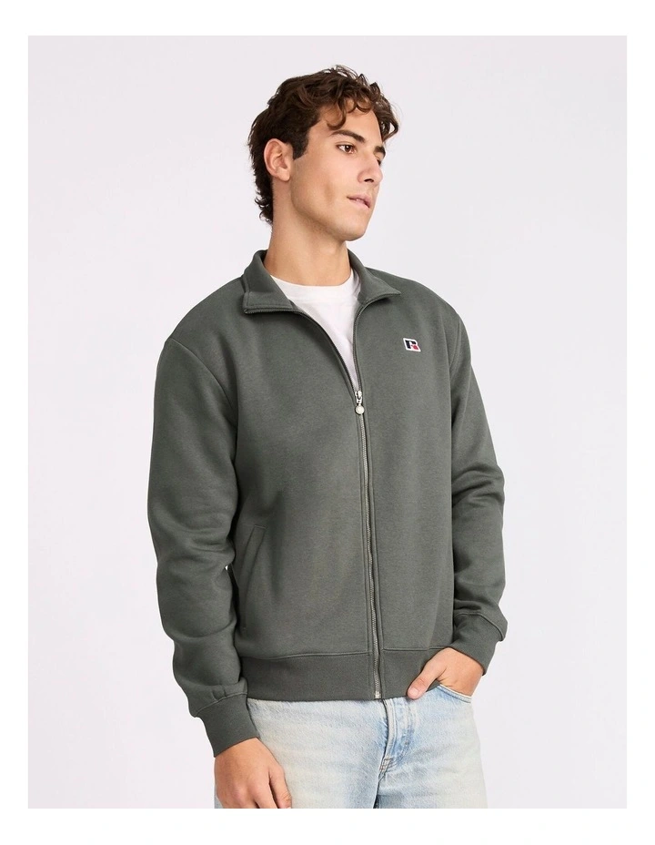 R Logo Mens Track Jacket - Spruce image 2