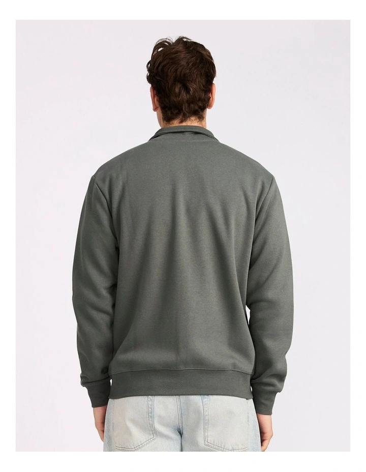 R Logo Mens Track Jacket - Spruce image 3