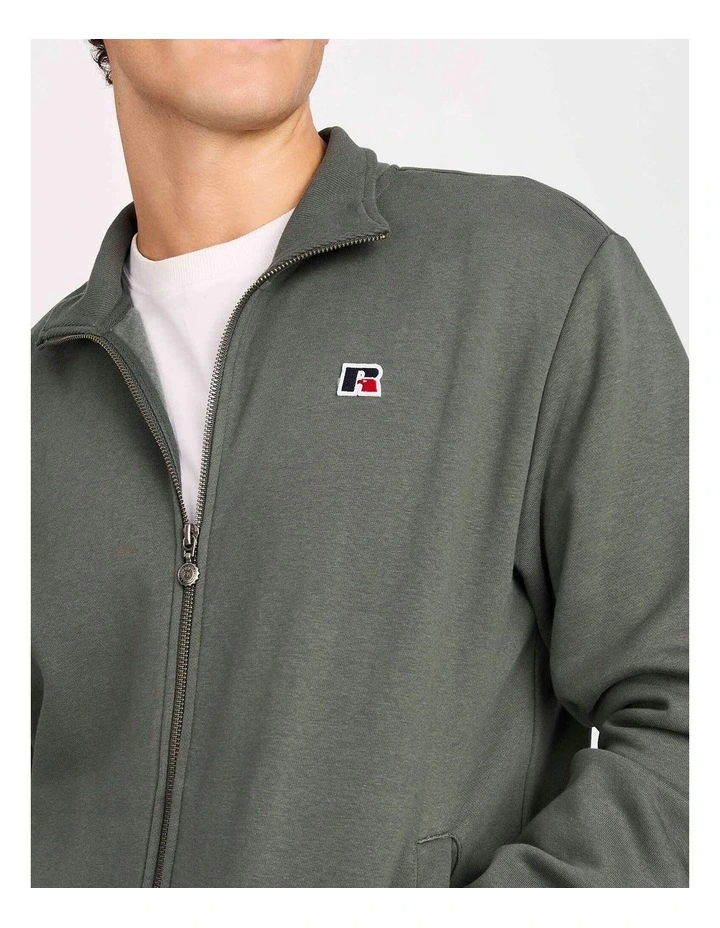 R Logo Mens Track Jacket - Spruce image 4