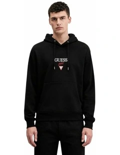 Regular Baker Logo Hoodie in Black