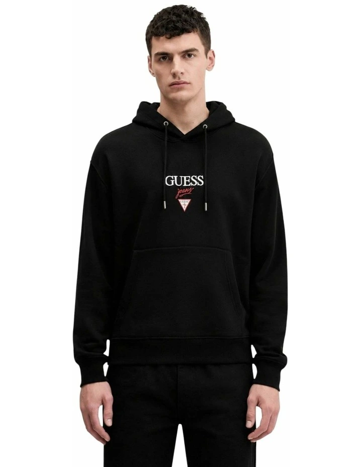 Regular Baker Logo Hoodie in Black image 1