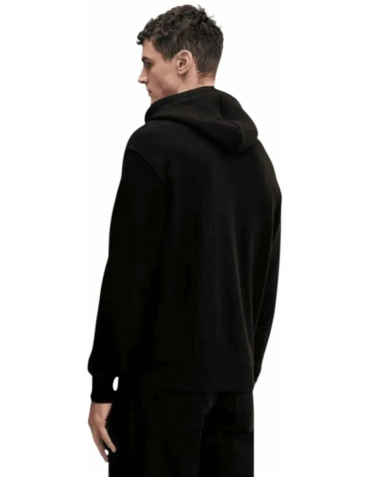 Regular Baker Logo Hoodie in Black image 3