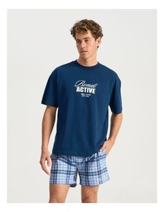 Rec Tee in Insignia Blue