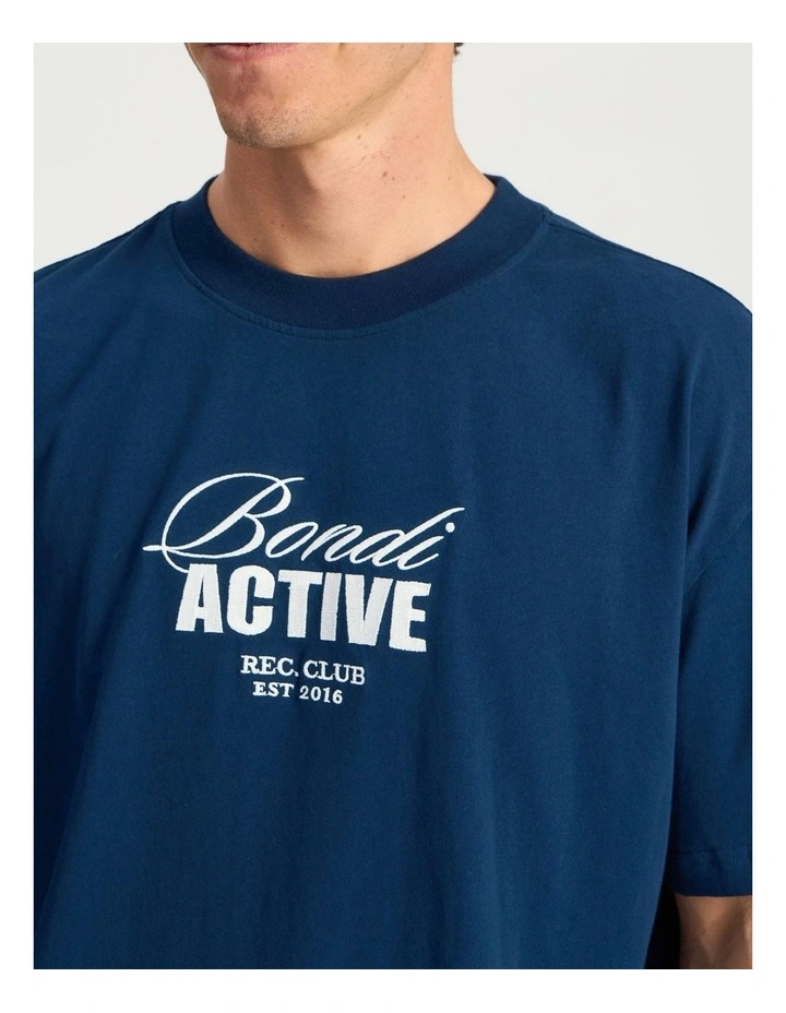 Rec Tee in Insignia Blue image 2