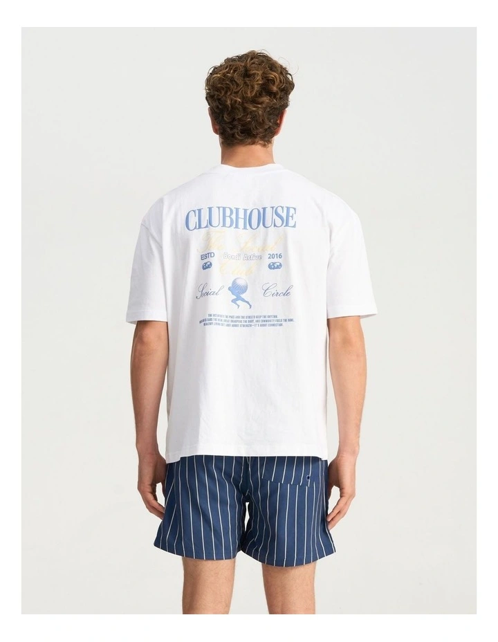Clubhouse Tee in White image 2