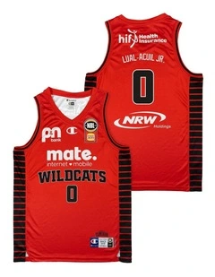 Perth Wildcats 25/26 HoopsFest Jersey in Red