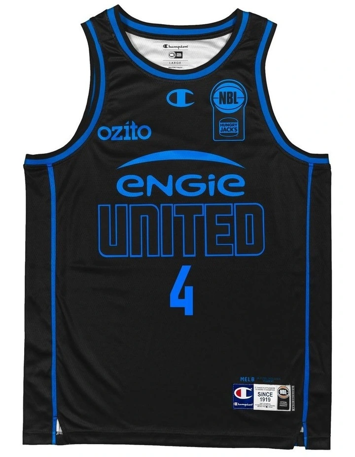 Melbourne United 25/26 HoopsFest Jersey in Blue image 3