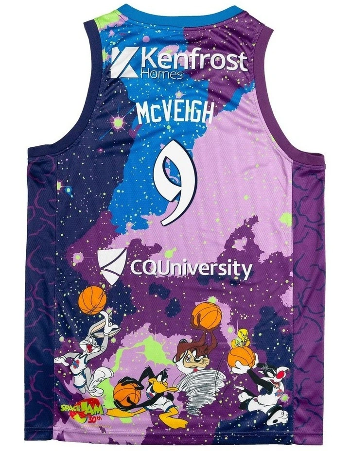 Cairns Taipans 25/26 Space Jam Jersey in Purple image 4