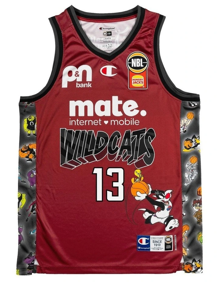 Perth Wildcats 25/26 Space Jam Jersey in Noa Kouakou-Heugue image 3