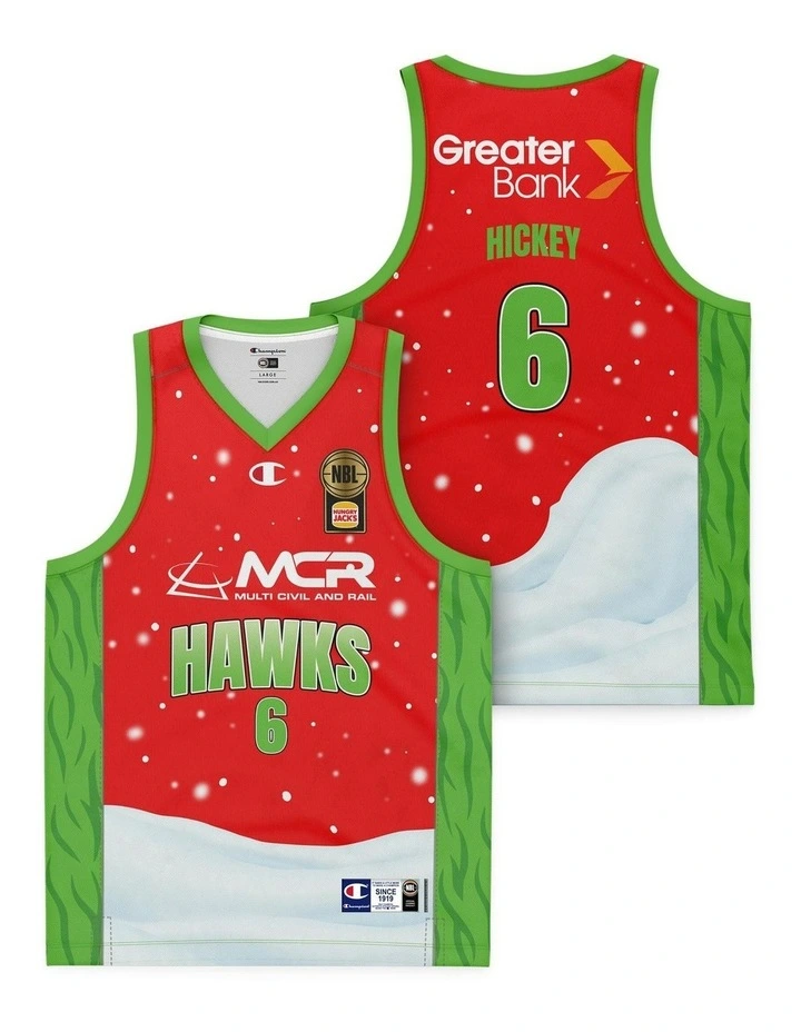 Illawarra Hawks 25/26 Christmas Jersey - William Hickey image 1