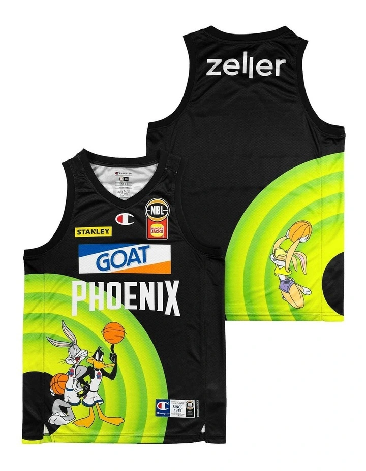 S.E. Melbourne Phoenix 25/26 Space Jam Jersey in Black image 1