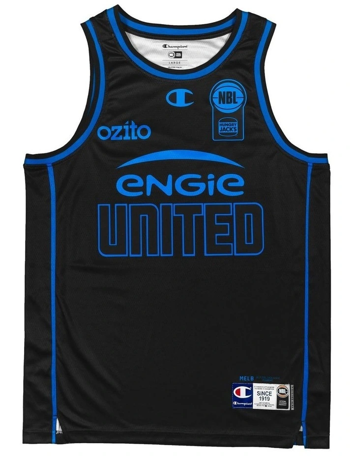 Melbourne United HoopsFest Jersey 25/26 in Blue image 3