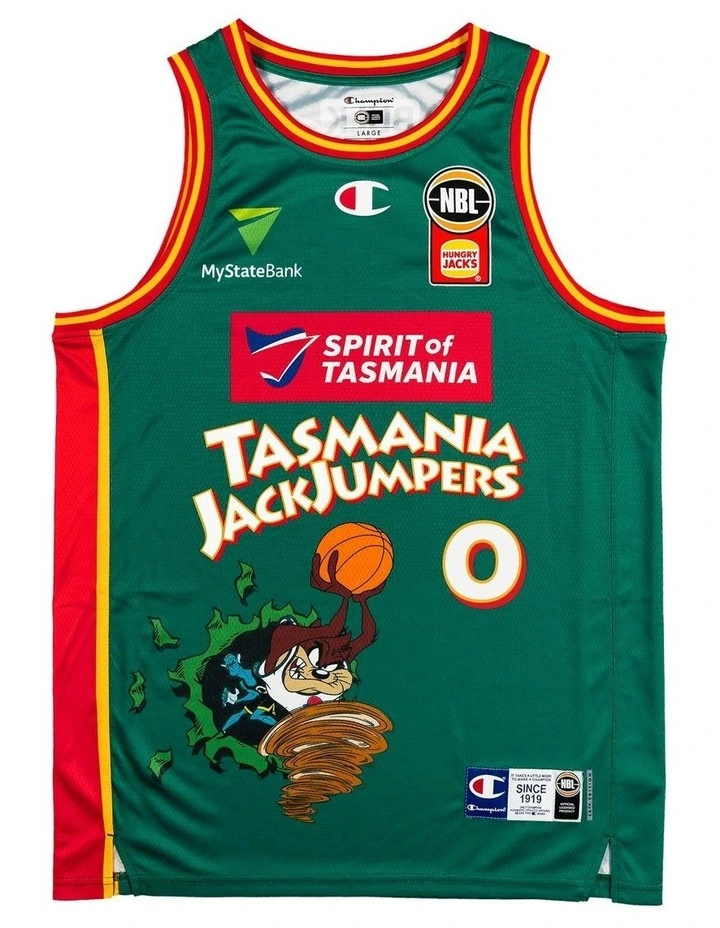 Tasmania JackJumpers Space Jam Jersey 25/26 in Bryce Hamilton image 3