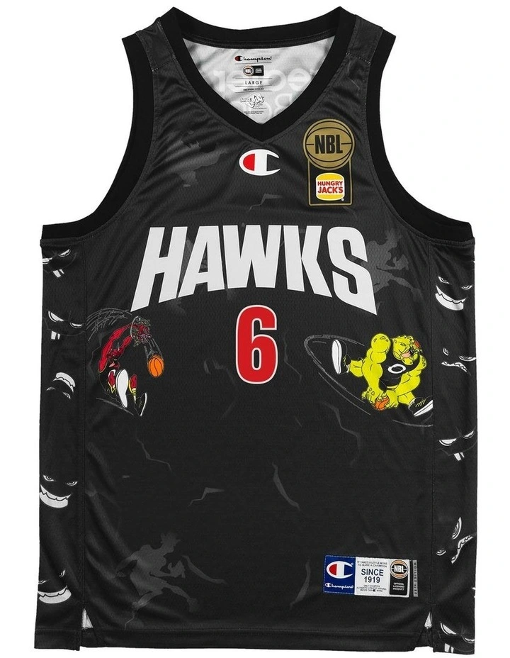 Illawarra Hawks Space Jam Jersey 25/26 in William Hickey image 3