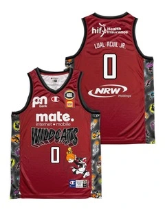 Perth Wildcats Space Jam Jersey 25/26 in Jo Lual-Acuil Jr