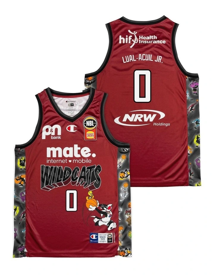 Perth Wildcats Space Jam Jersey 25/26 in Jo Lual-Acuil Jr image 1
