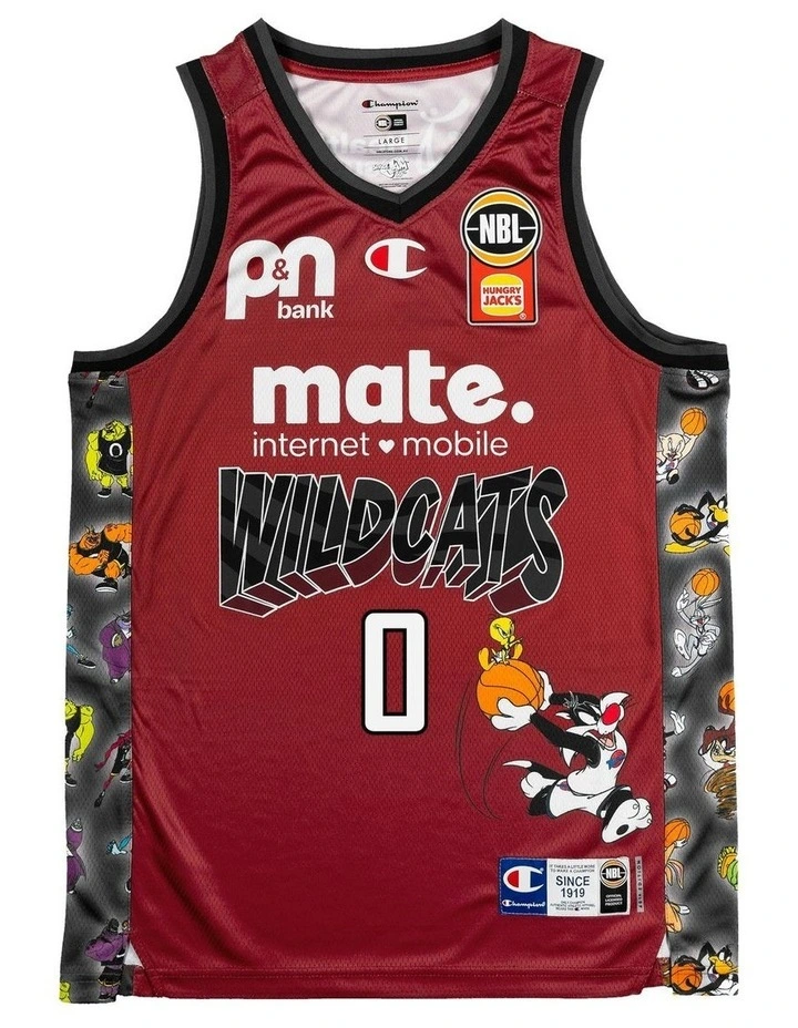 Perth Wildcats Space Jam Jersey 25/26 in Jo Lual-Acuil Jr image 3