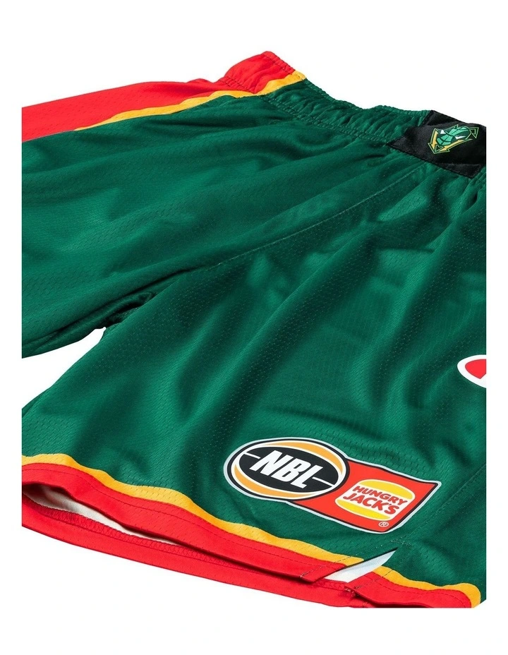 Tasmania JackJumpers 25/26 Space Jam Shorts Pack of 2 in Green image 2