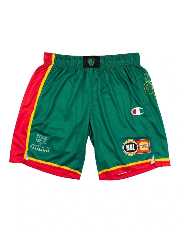 Tasmania JackJumpers 25/26 Space Jam Shorts Pack of 2 in Green image 3