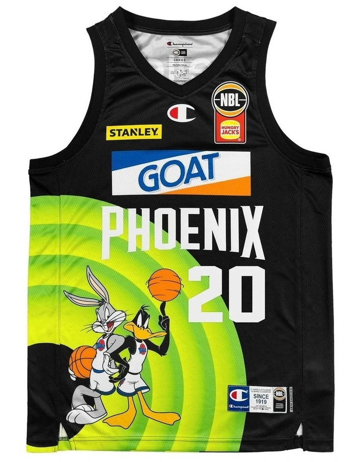 S.E. Melbourne Phoenix 25/26 Space Jam Nathan Sobey Jersey pack of 2 in Black image 3
