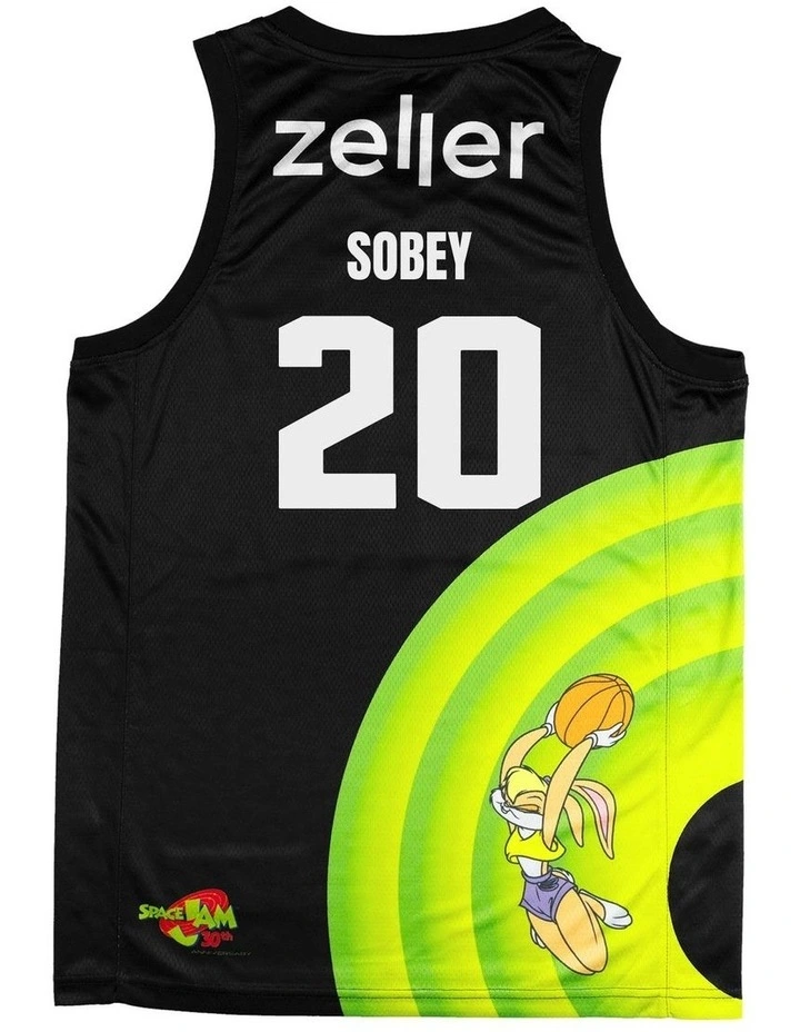 S.E. Melbourne Phoenix 25/26 Space Jam Nathan Sobey Jersey pack of 2 in Black image 4