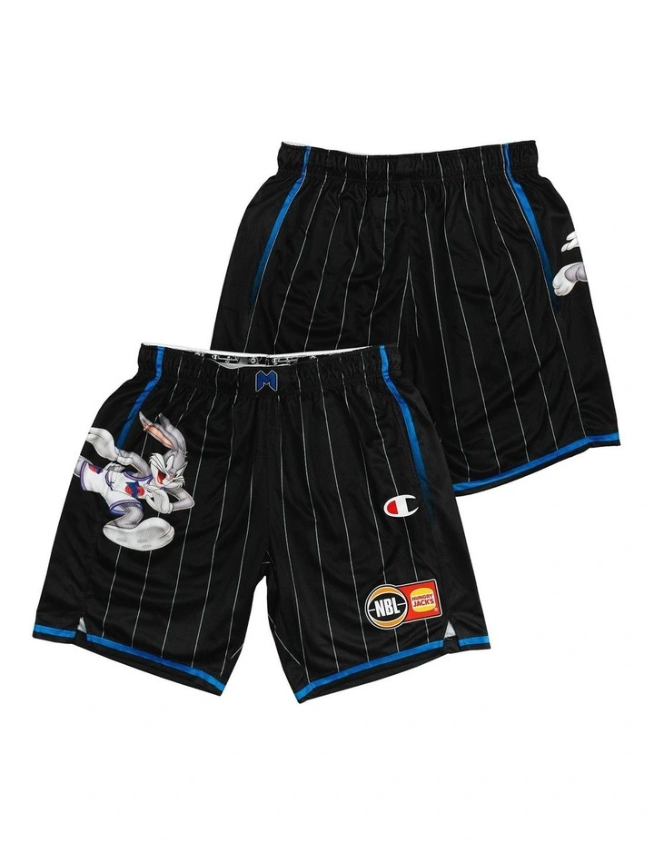 Melbourne United 25/26 Space Jam Shorts Pack of 2 in Black image 1