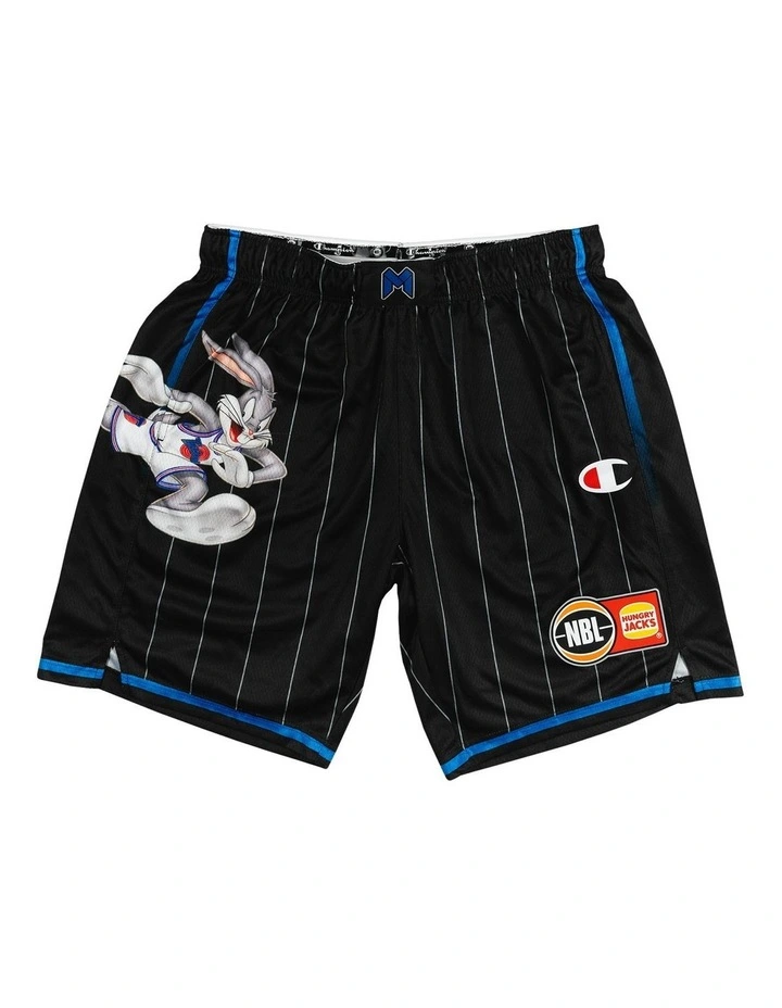 Melbourne United 25/26 Space Jam Shorts Pack of 2 in Black image 3