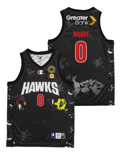 Illawarra Hawks 25/26 Space Jam JaVale McGee Jersey Pack of 2 in Black