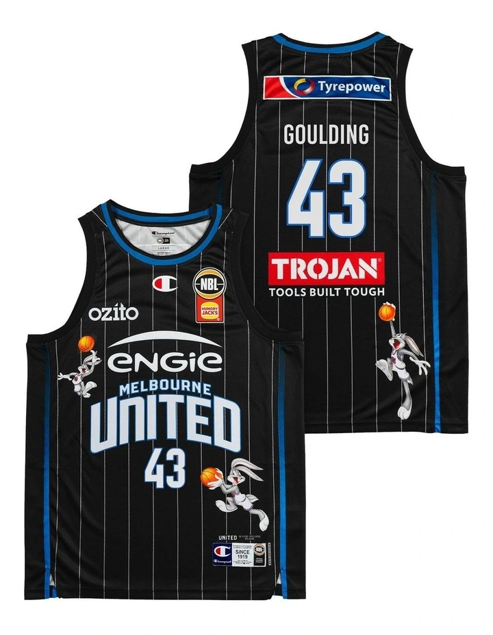 Melbourne United 25/26 Space Jam Chris Goulding Jersey in Black image 1