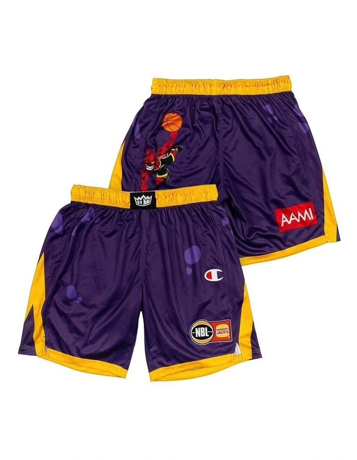 Sydney Kings 25/26 Space Jam Shorts in Purple image 1