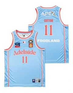 Adelaide Bryce Cotton 36ers 25/26 Hoops Fest Jersey in Blue