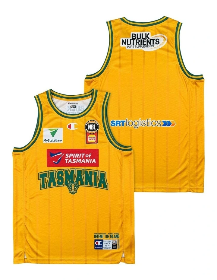 Tasmania Jack Jumpers 25/26 Hoops Fest Jersey in Yellow image 1