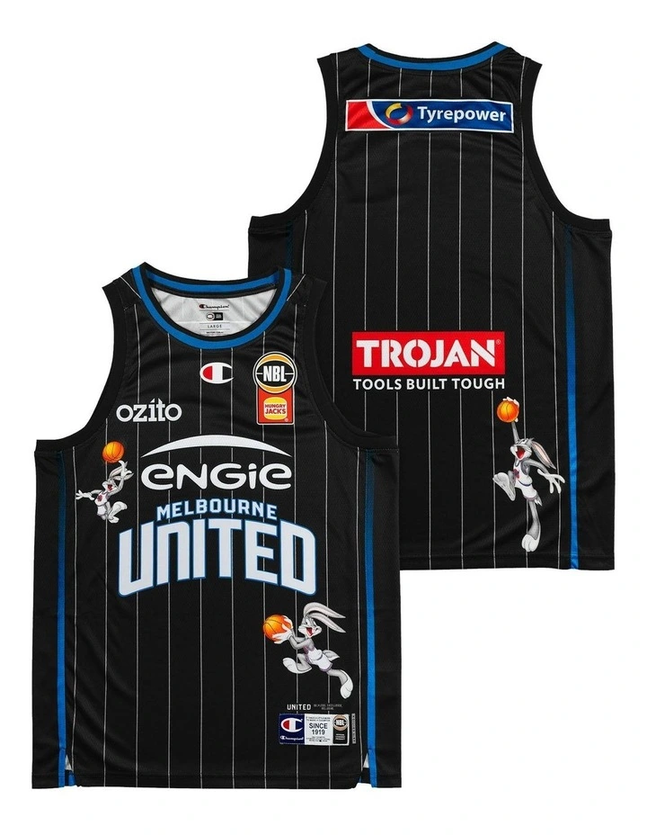 Melbourne United 25/26 Space Jam Jersey in Black image 1