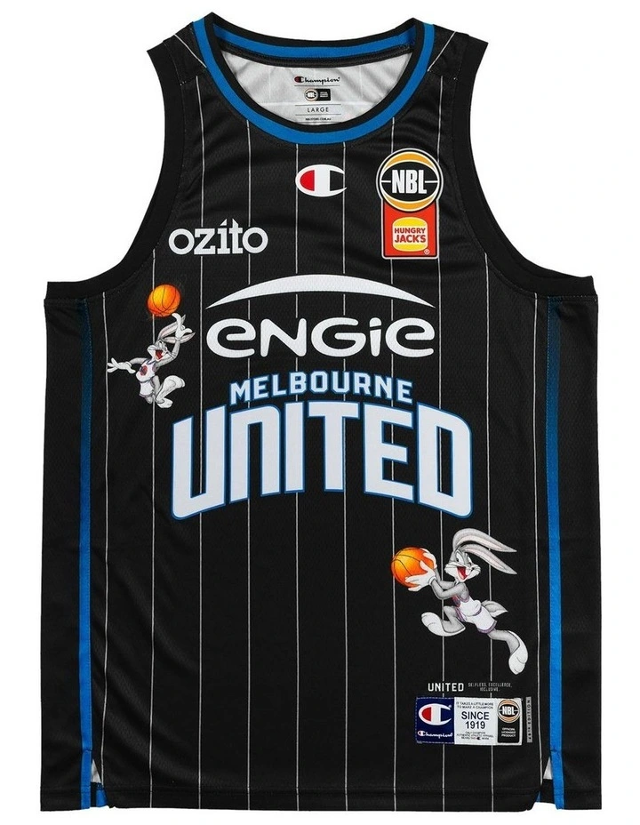 Melbourne United 25/26 Space Jam Jersey in Black image 3
