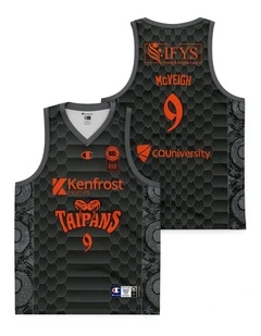 Cairns Taipans 25/26 Blackout Jersey in Black