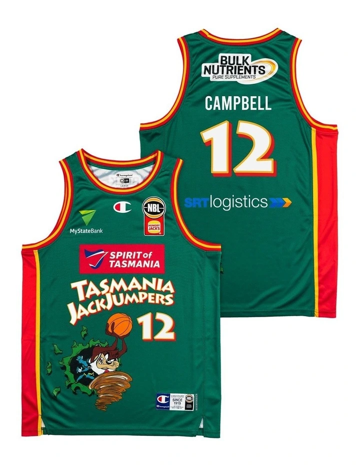 Tasmania JackJumpers 25/26 Space Jam Jersey in Green image 1
