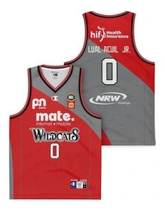 Perth Wildcats 25/26 Retro Round Jersey in Jo Lual-Acuil Jr.