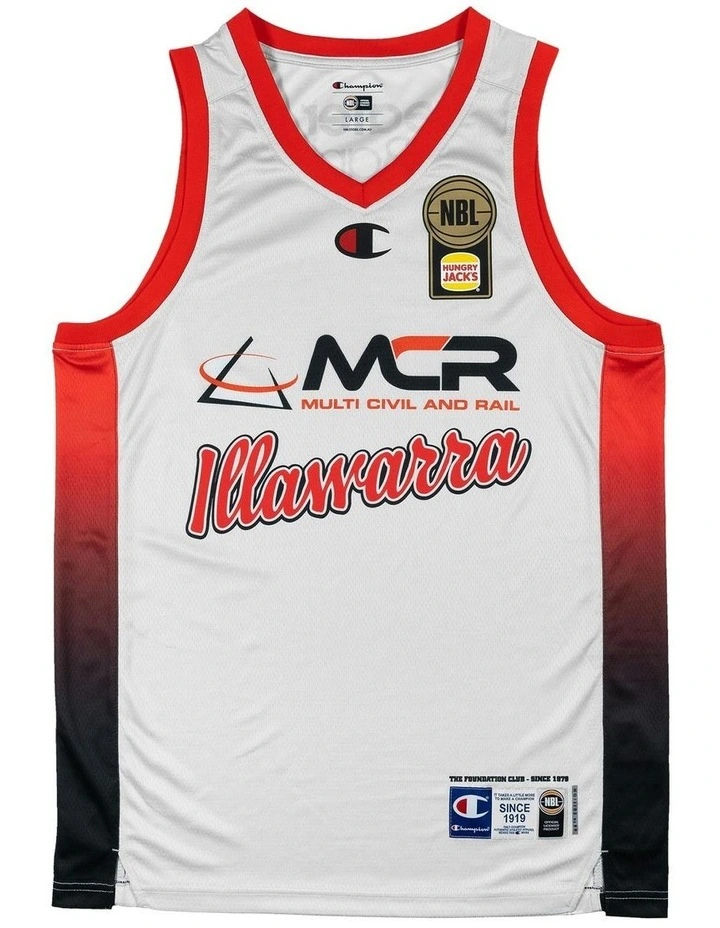 Illawarra Hawks 25/26 HoopsFest Jersey in Grey image 3