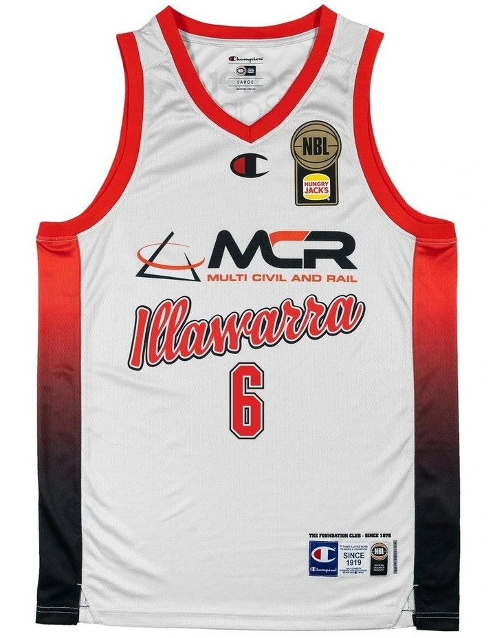 Illawarra Hawks 25/26 HoopsFest Jersey in Grey image 3