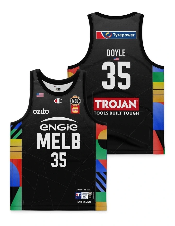 Melbourne United 25/26 Multicultural Jersey in Black image 1