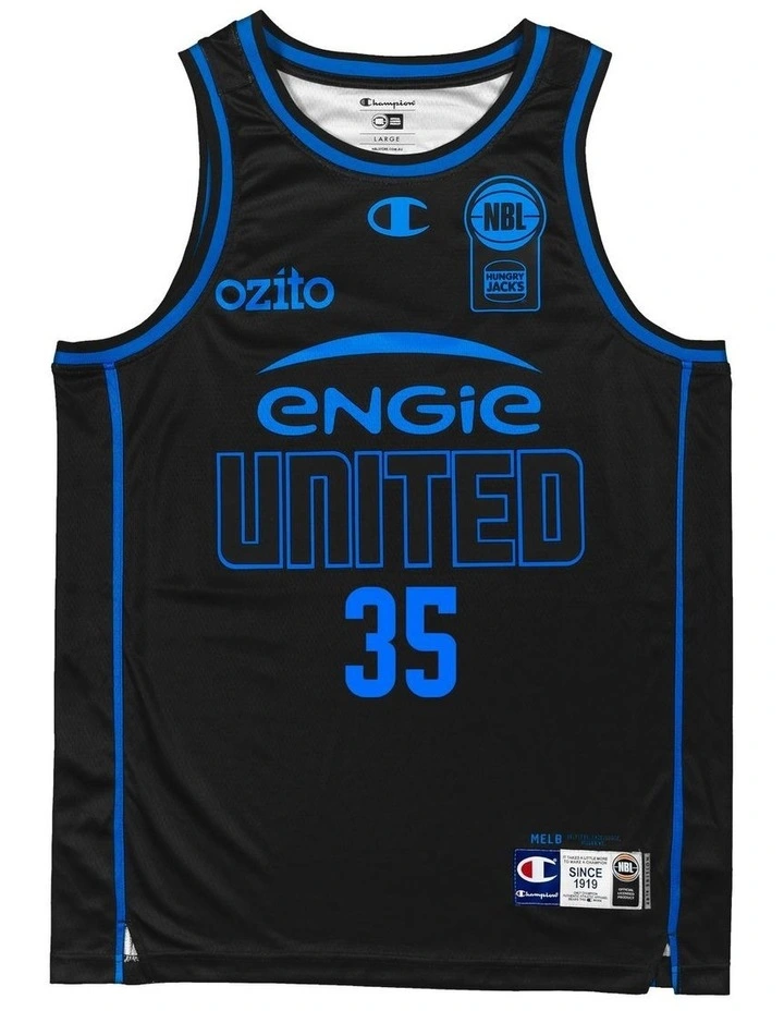 Melbourne United 25/26 HoopsFest Jersey in Navy image 3