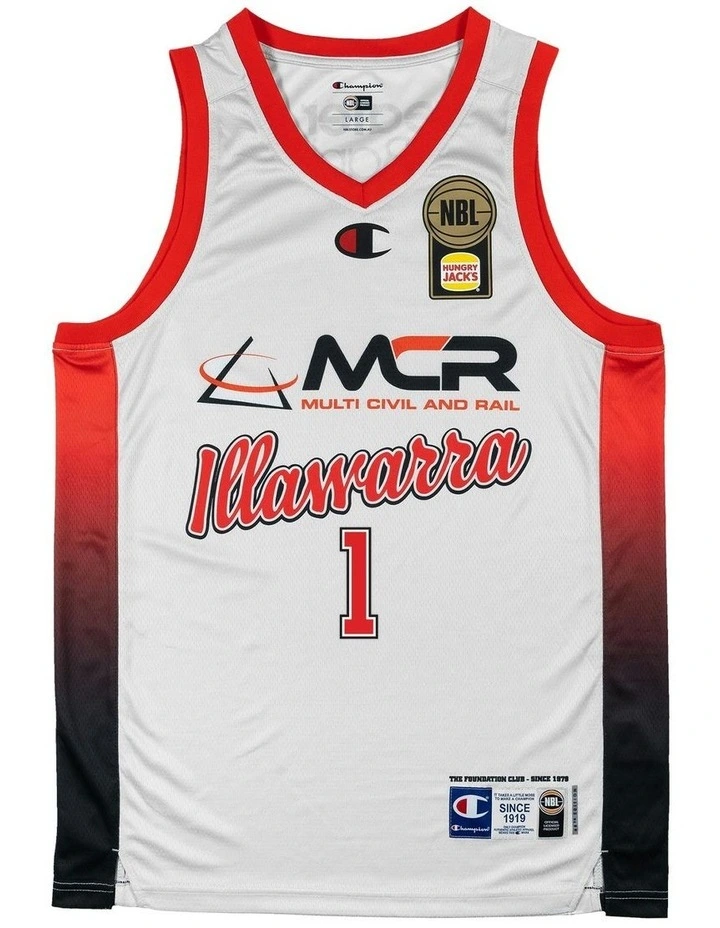 Illawarra Hawks 25/26 HoopsFest Jersey in Grey image 3