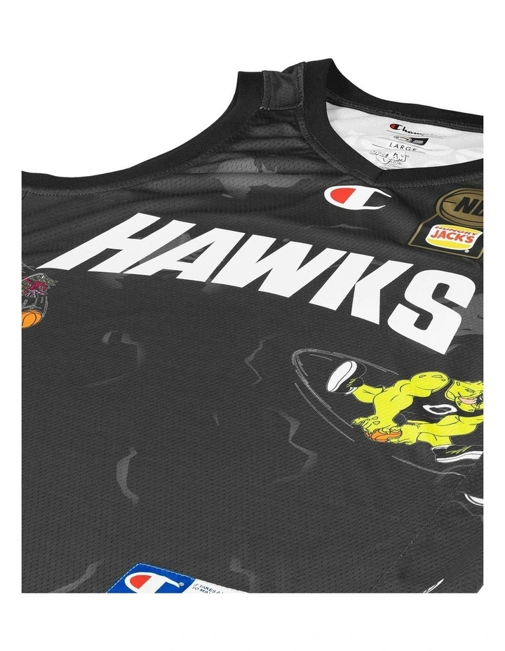 Illawarra Hawks 25/26 Space Jam Jersey in Black image 2
