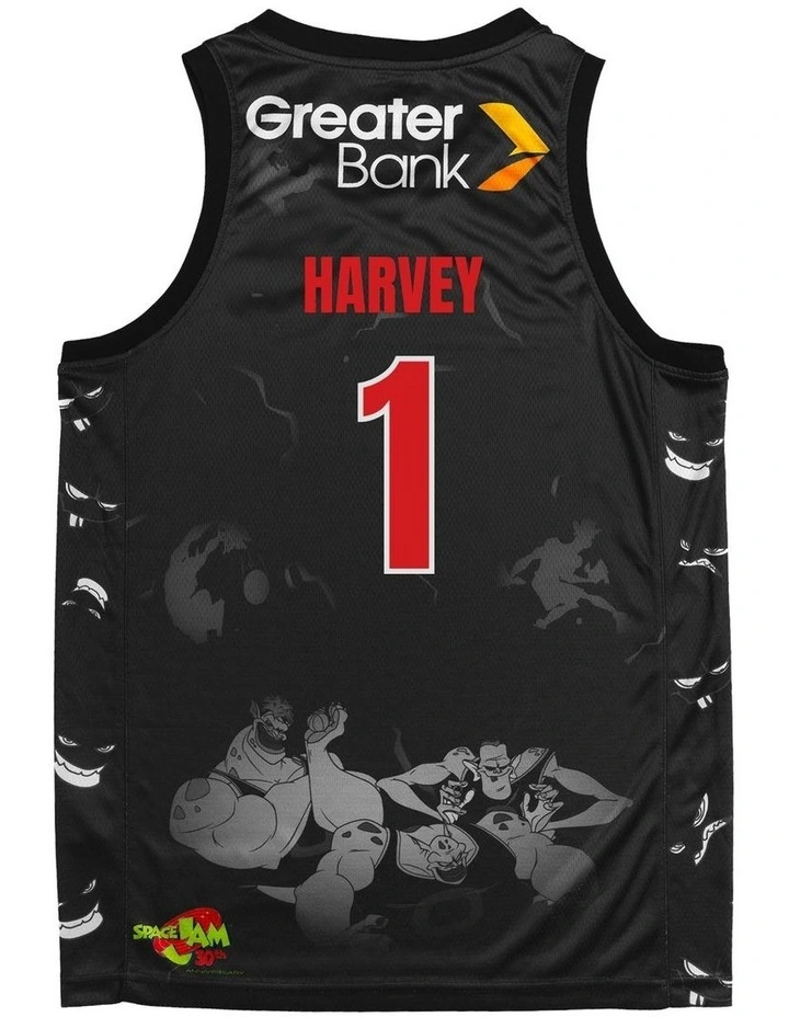 Illawarra Hawks 25/26 Space Jam Jersey in Black image 4