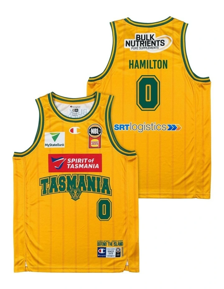Tasmania JackJumpers 25/26 HoopsFest Jersey in Yellow image 1