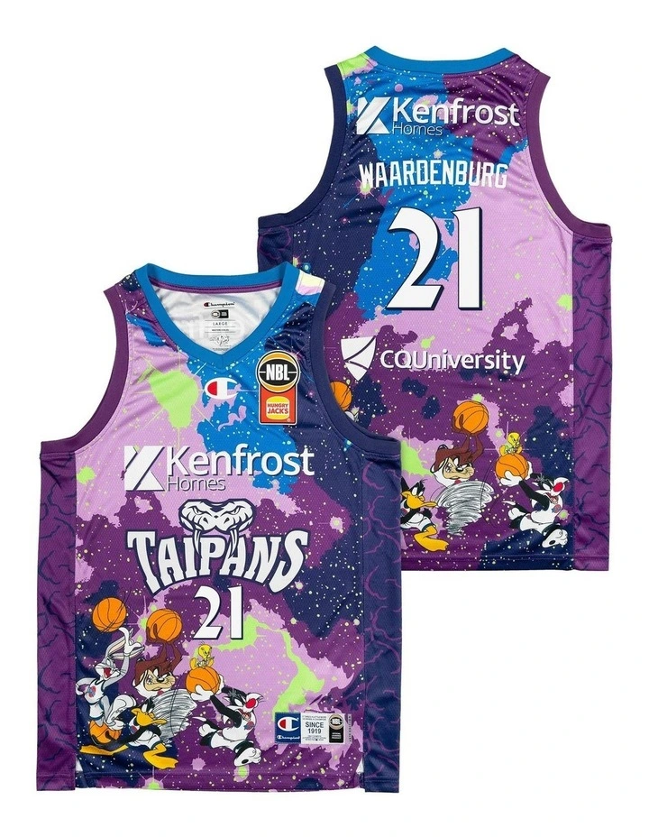 Cairns Taipans 25/26 Space Jam Jersey in Purple image 1