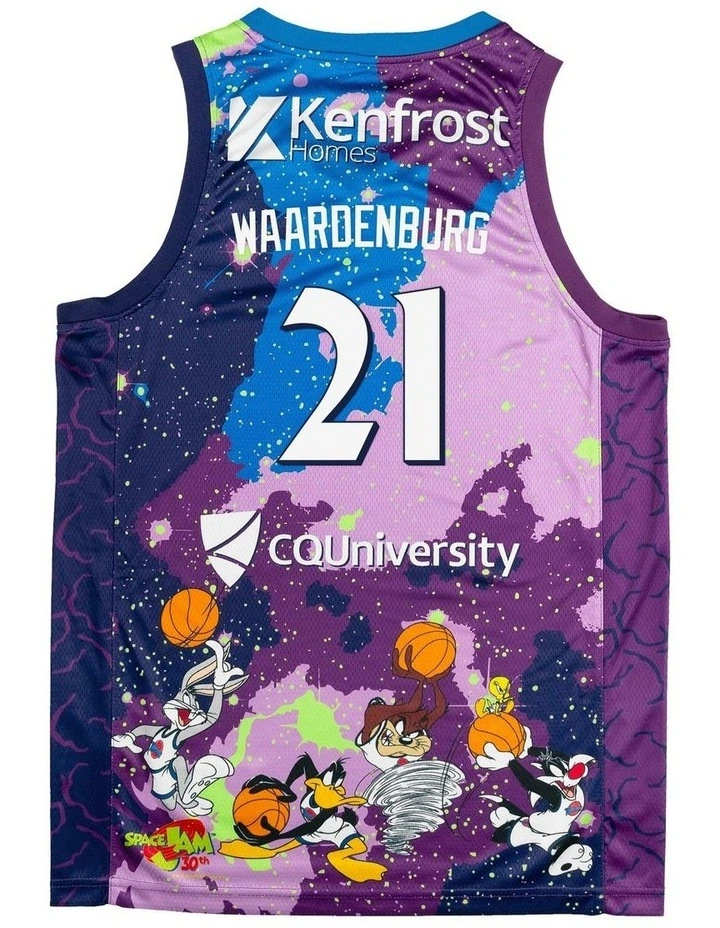 Cairns Taipans 25/26 Space Jam Jersey in Purple image 4