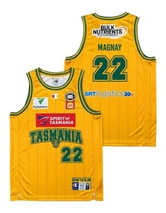 Tasmania JackJumpers 25/26 HoopsFest Jersey in Yellow