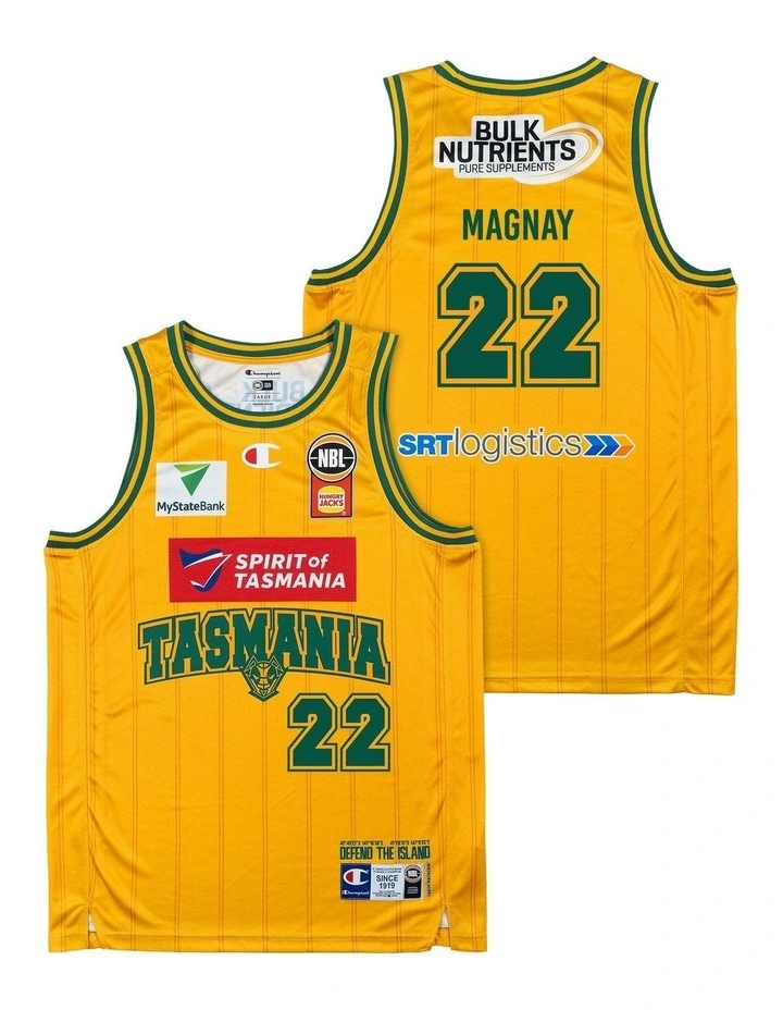 Tasmania JackJumpers 25/26 HoopsFest Jersey in Yellow image 1