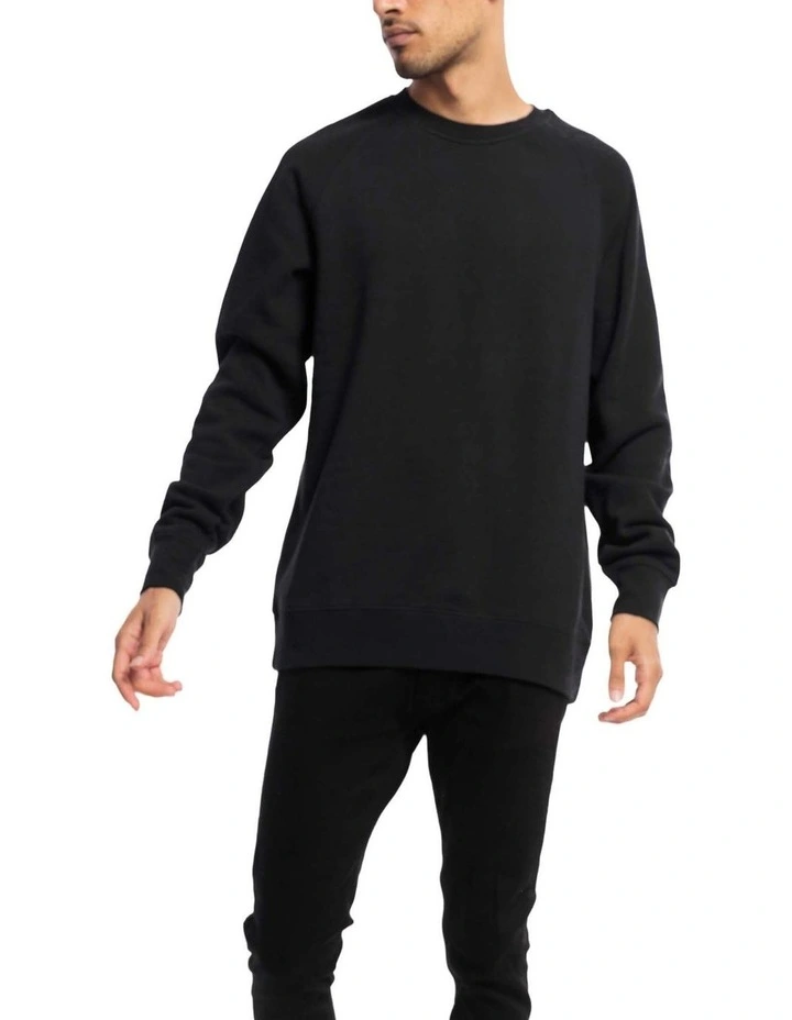 Stock Crewneck in Black image 1